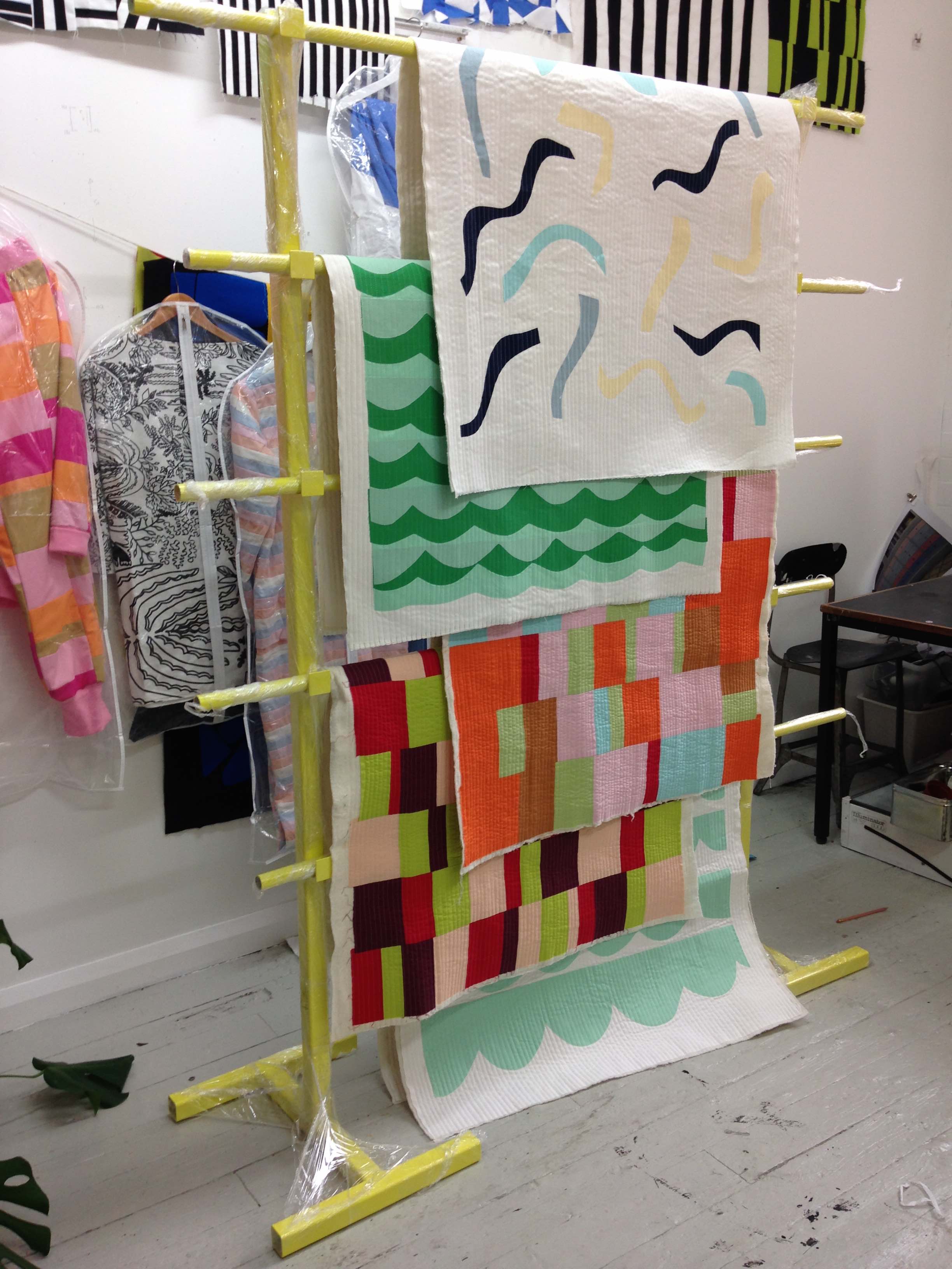 Laura McCafferty studio space, 2017