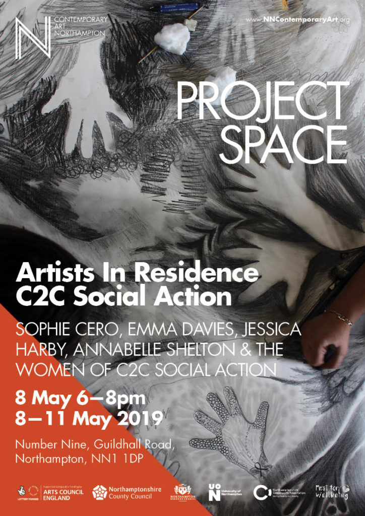 Poster for Artists in Residence at C2C Social Action