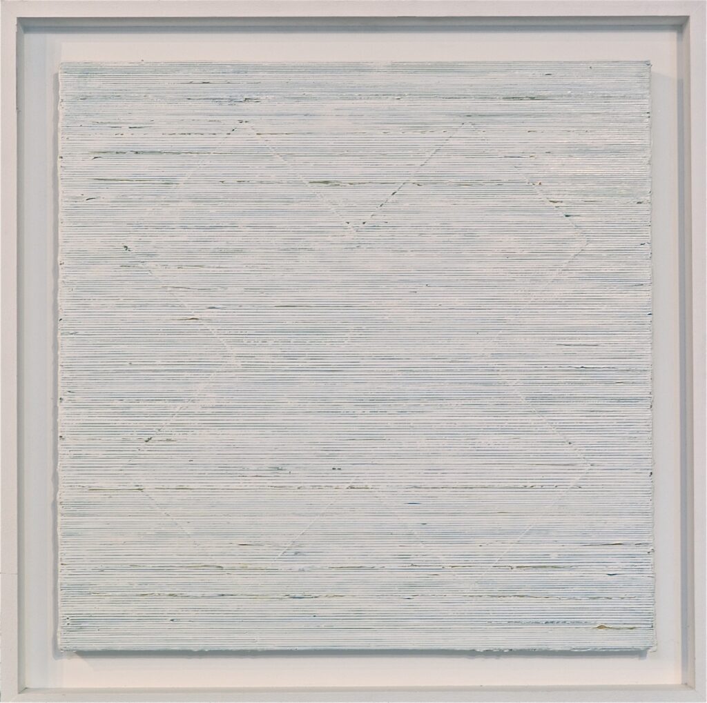 Landscape Issues - Limestone 2005-2007 Acrylic on two-part cut panel