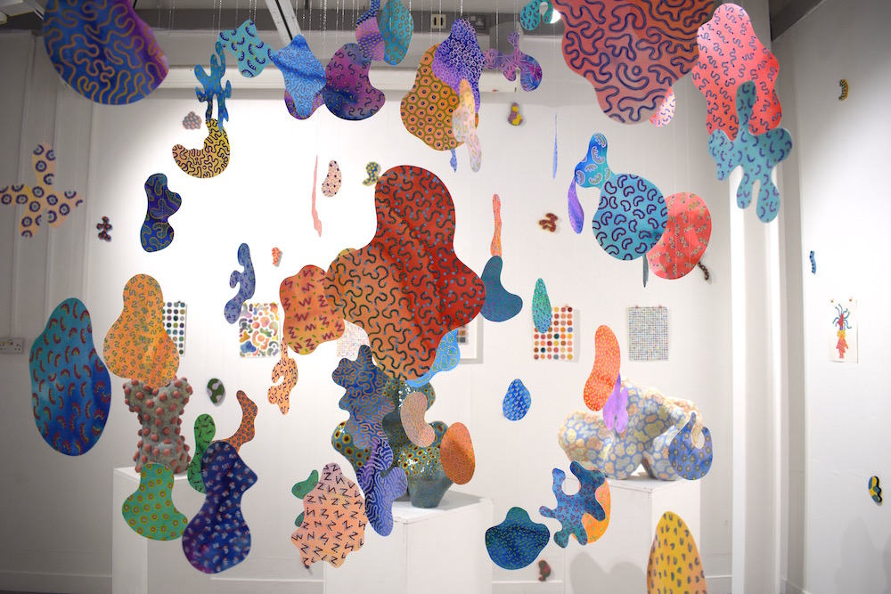 Artist Benevolent Fund exhibition, installation view, Loughborough University Gallery